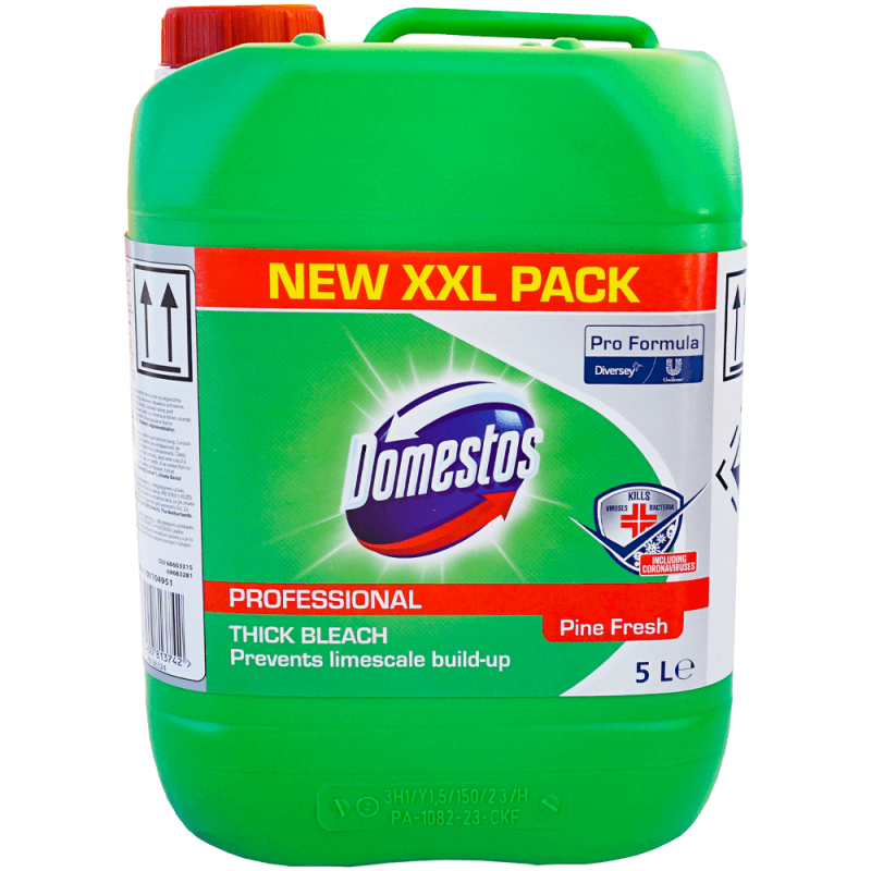 Detergent dezinfectant profesional pentru diverse suprafete, Domestos, 5 L